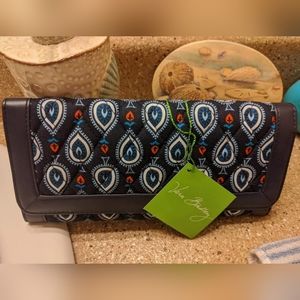 Vera Bradley Tri Fold Wallet Marrakesh Motifs NWT